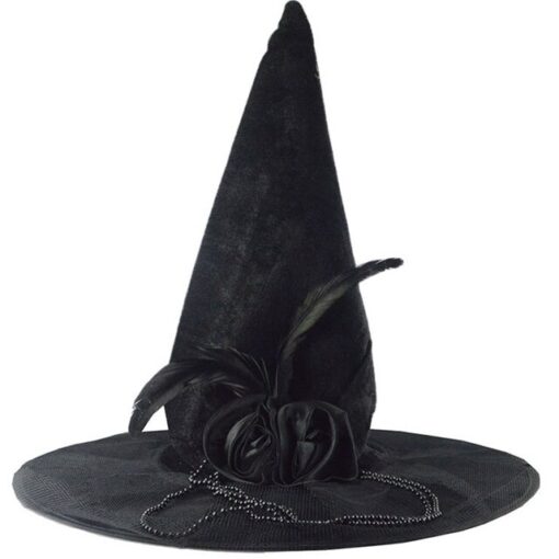 Topi Penyihir Wol Halloween