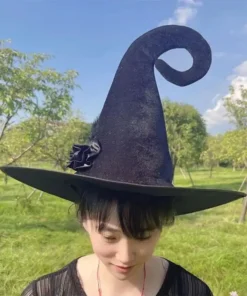 Halloween Wool Witch Hat