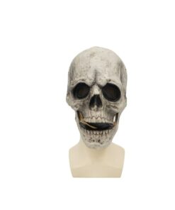 Creepy Halloween Human Skull Mask