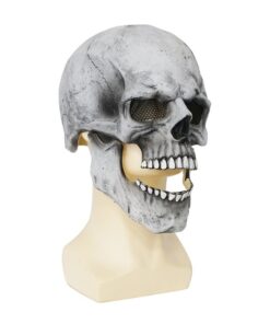 Creepy Halloween Human Skull Mask