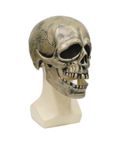 Creepy Halloween Human Skull Mask