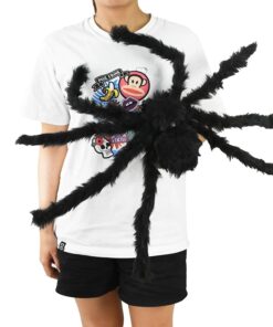 Halloween Glowing Plush Spider