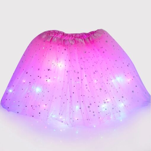 LED Princess Halloween Shiny Skirt