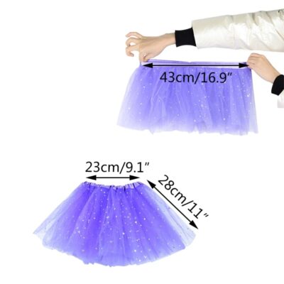 LED Princess Halloween Shiny Skirt