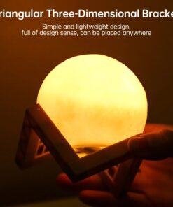 LED 3D Moon Night Light Lamp