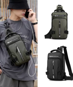Men’s Multifunctional Anti Theft Crossbody Bags