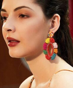 Native American Style Seed Bead Earrings