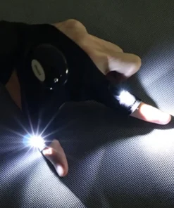 LED Gloves with Waterproof Lights