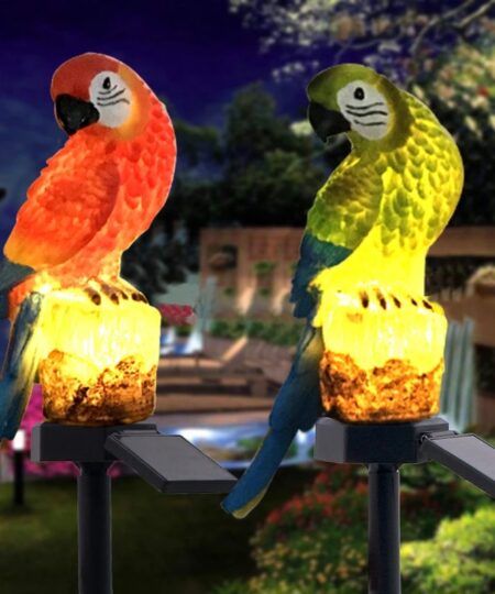 Outdoor Waterproof Parrot Solar Garden Stakes