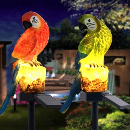 Външни водоустойчиви слънчеви градински колове за папагали