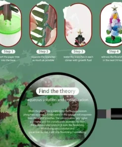 Crystal Growing Christmas Tree