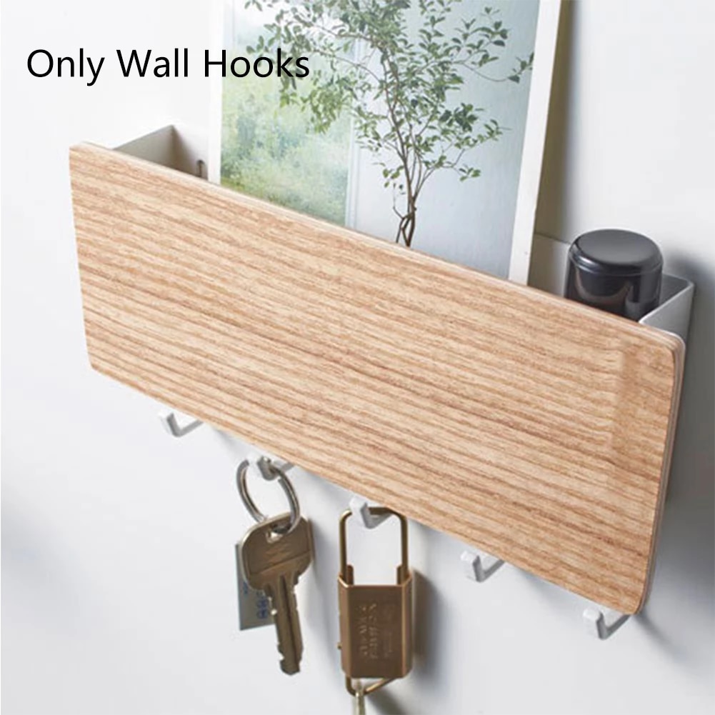 Wall Mounted Wooden Key Holder