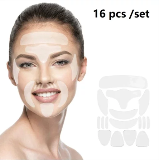 Pegat facial antiarrugues de silicona reutilitzable