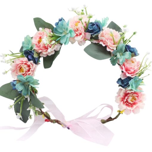 Coroa de lavanda de flores de voda