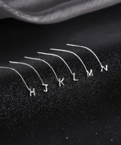 Shiny Alphabet Earrings