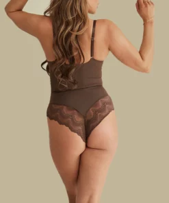 Sexy Lace Tummy Control Bodysuit
