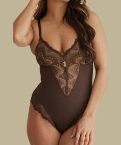 Sexy Lace Tummy Control Bodysuit