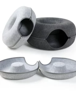 Felt Tunnel Cat Nest
