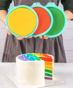 Silicone Rainbow Cake Mold Set