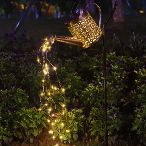 Solar Powered Fairy Light Watering Can Buy Today Get 55 Discount