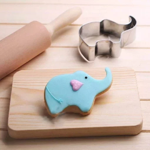 Máy cắt bánh quy hình con voi bằng thép không gỉ