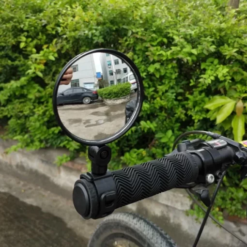 Oglinda retrovizoare universală pentru bicicletă, rotativă la 360 de grade