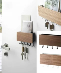 Wall Mounted Wooden Key Holder