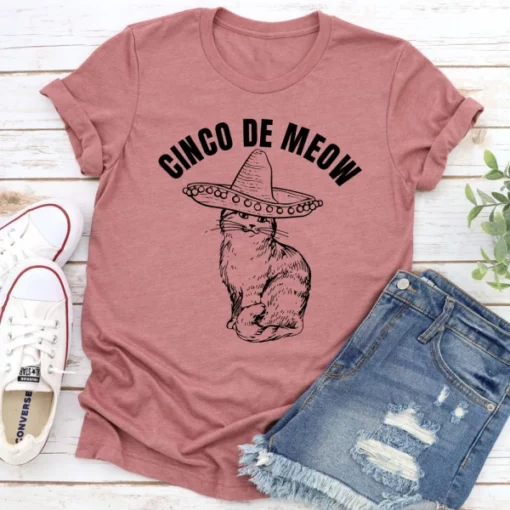 T-Shirt Cinco De Meow