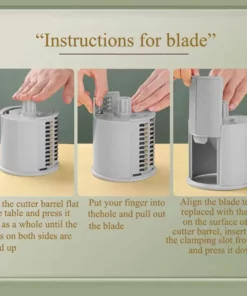 Multifunctional Rotary Cheese Grater