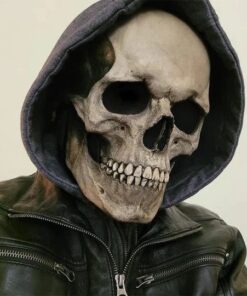 Halloween Skull Mask With Movable Jaw