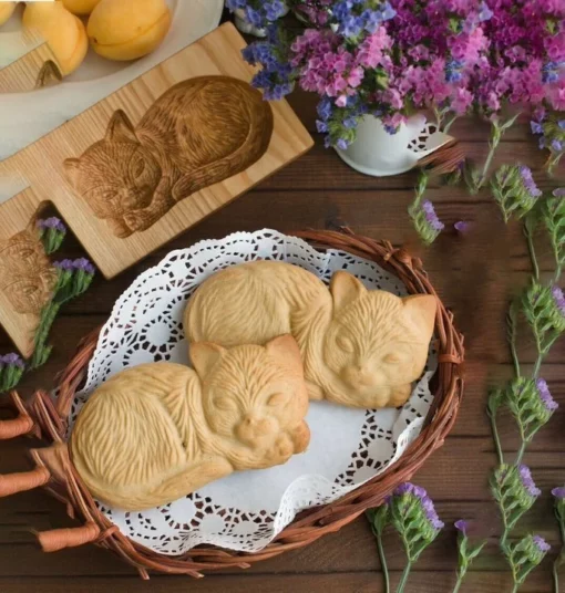 Prerëse biskotash me model druri