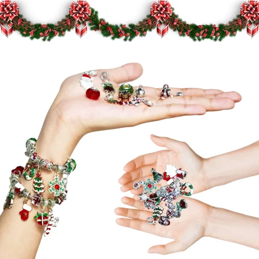 ปฏิทินนับถอยหลัง 24 วัน DIY Christmas Bracelets Set