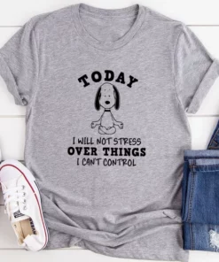 Today I Will Not Stress Over Things I Can't Control T-Shirt