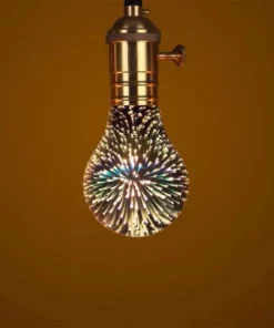 Galaxy 3D Infinity Fireworks Light Bulb