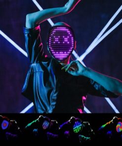 Halloween Gesture Control LED Purge Mask with 50 Patterns