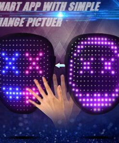 Halloween Gesture Control LED Purge Mask with 50 Patterns