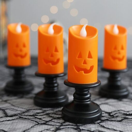 Decoración de velas de Halloween