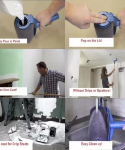 Paint Roller Tool For Mess-Free Painting