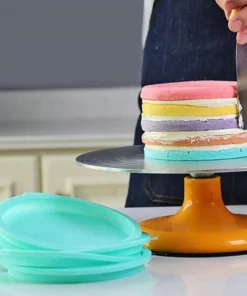 Silicone Rainbow Cake Mold Set