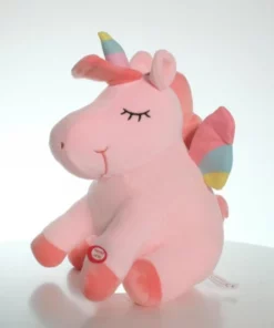 Multicolored Light Up Unicorn Plush Toy