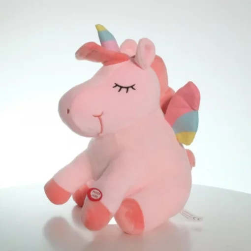 Multicolored Light Up Unicorn Plush Toy