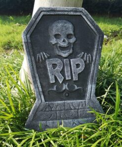 Foam Skeleton Halloween Tombstone