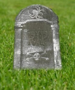 Foam Skeleton Halloween Tombstone