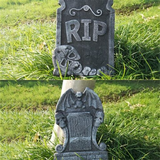Пена скелет надгробна плоча за Ноќта на вештерките