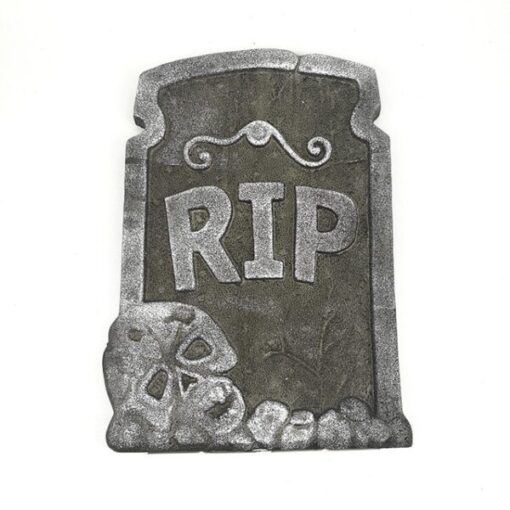 Lápida de Halloween de esqueleto de escuma