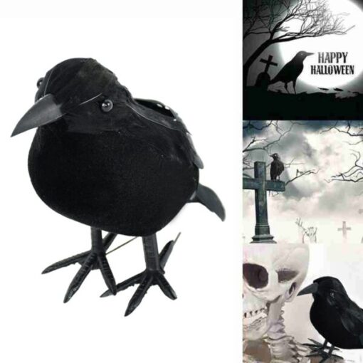 Black Crow Halloween Kayan Ado na Gida
