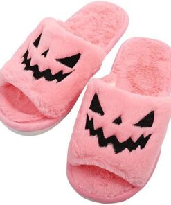 Halloween Soft Scary Pumpkin Slippers