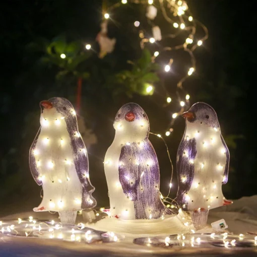 Light Up Penguin Christmas Decoration
