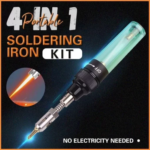 4 sa 1 Portable Soldering Iron Kit