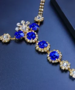 Necklace with Non Piercing Nipple Chain